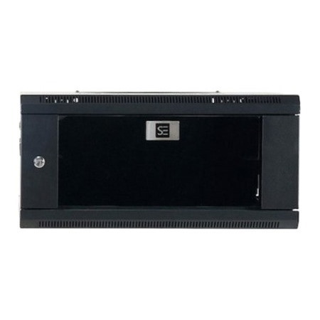 Serveredge 4U Wall Mountable Rack Cabinet for Server - Black