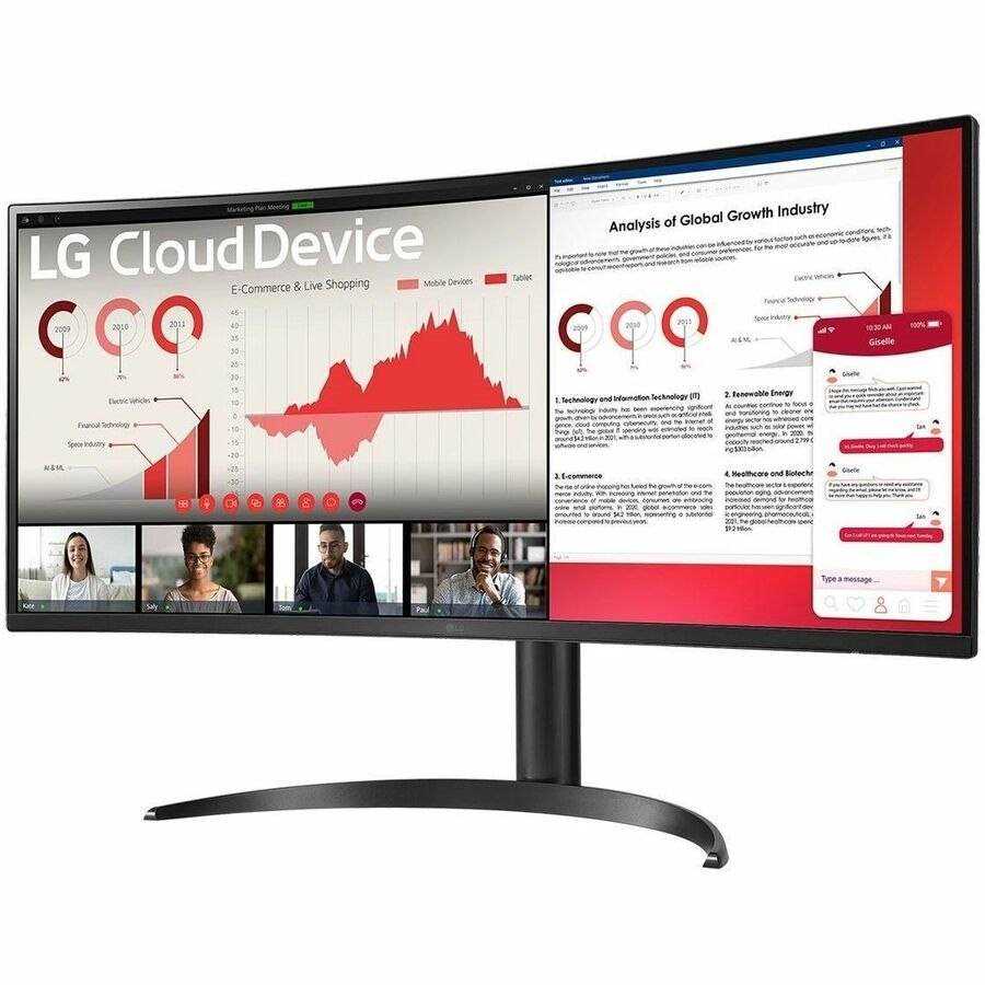 LG 34CR650N-6N All-in-One Thin Client - Intel Celeron N5105 Quad-core (4 Core) 2 GHz - Textured Black