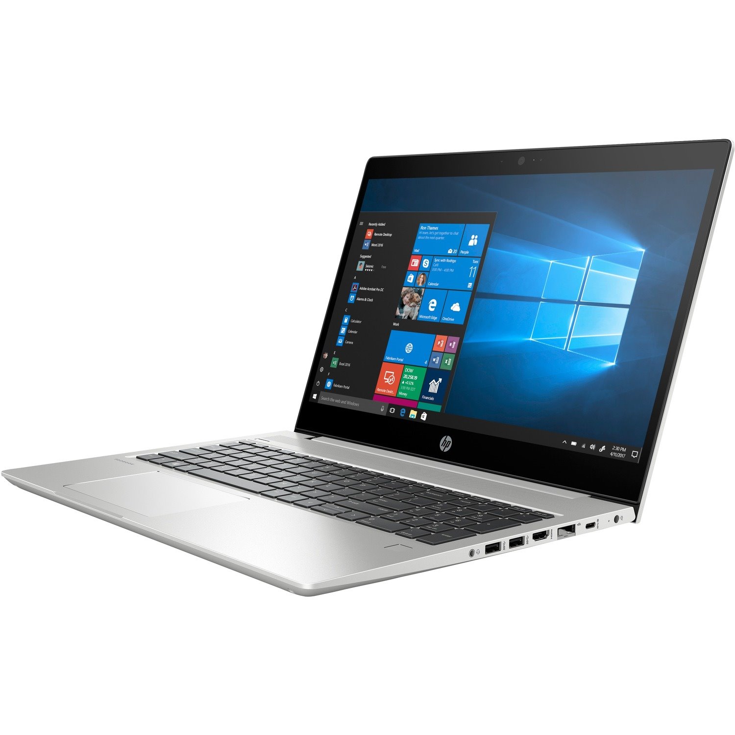 HP ProBook 455R G6 39.6 cm (15.6") Notebook - 1366 x 768 - AMD Ryzen 5 3500U Quad-core (4 Core) 2.10 GHz - 8 GB Total RAM - 256 GB SSD - Pike Silver Aluminum