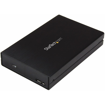 StarTech.com 2.5" USB-C Hard Drive Enclosure &acirc;&euro;" USB 3.1 Type C &acirc;&euro;" with USB-C and USB-A Cable &acirc;&euro;" USB 3.0 HDD Enclosure