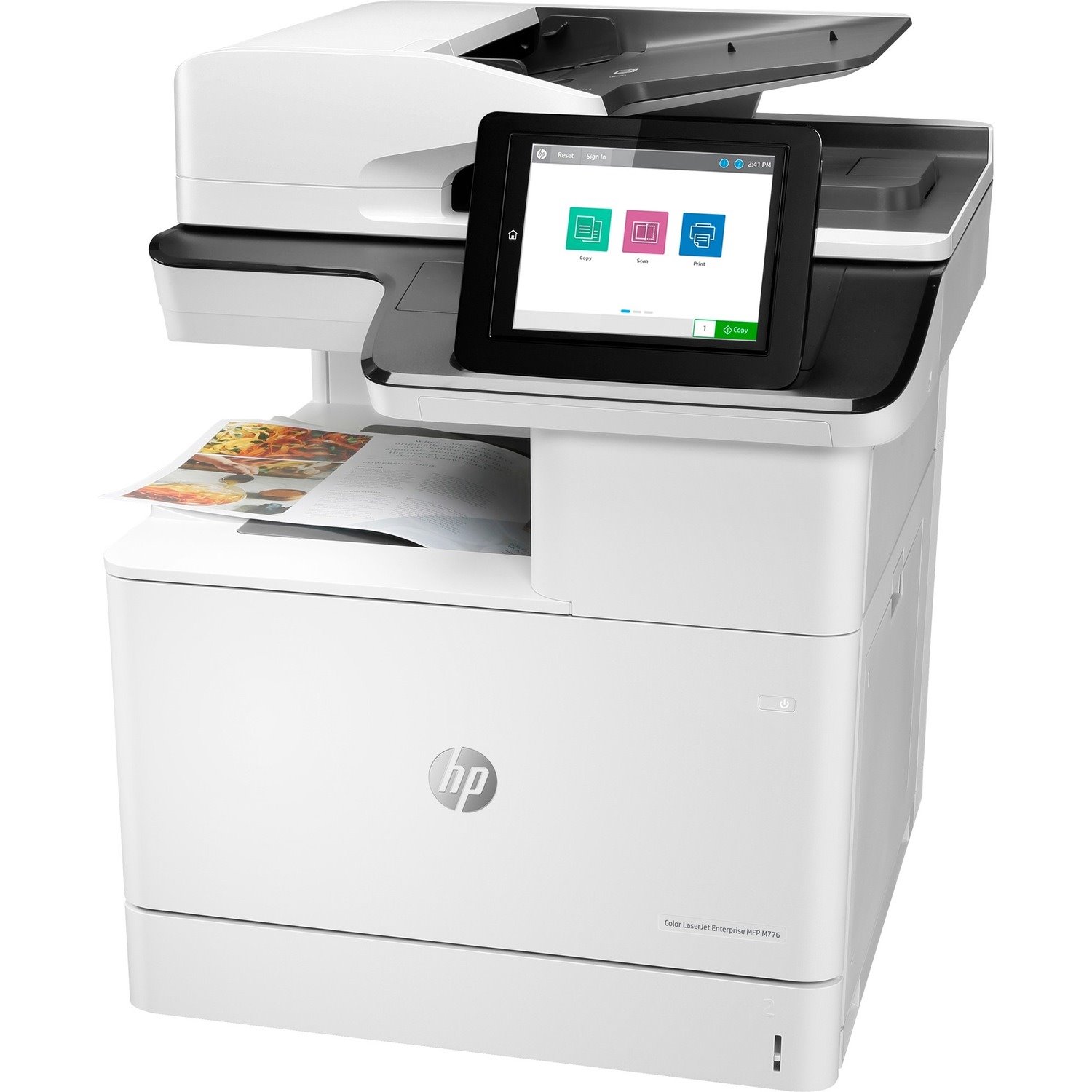 HP LaserJet Enterprise M776dn Laser Multifunction Printer - Color