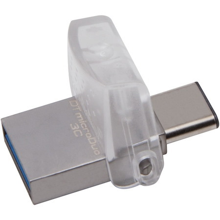 Kingston DataTraveler microDuo 3C 64 GB USB 3.1 Type A, USB 3.1 Type C Flash Drive