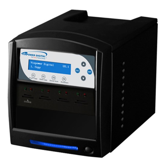 Vinpower Digital 1:3 SDShark SDSHARK-3T-BK Flash Memory Duplicator