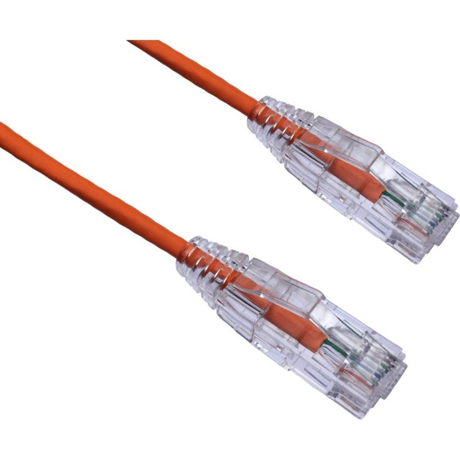Axiom 70FT CAT6A BENDnFLEX Ultra-Thin Snagless Patch Cable 650mhz (Orange)
