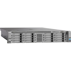 Cisco C240 M4 2U Rack Server - 2 x Intel Xeon E5-2680 v4 2.40 GHz - 256 GB RAM - 28.80 TB HDD - (24 x 1.2TB) HDD Configuration - Serial ATA, 12Gb/s SAS Controller