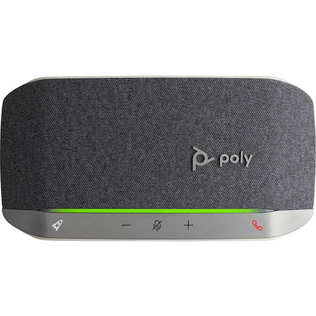 Poly Sync 20 Wired/Wireless Bluetooth Speakerphone - Microsoft Teams - Silver