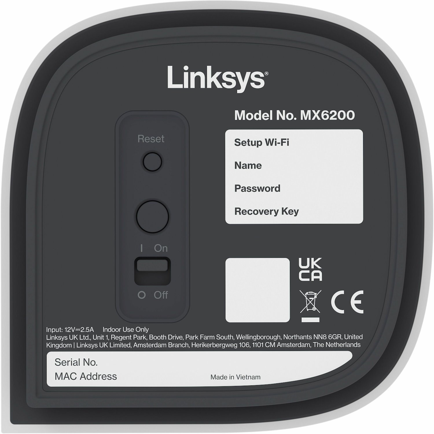 Linksys Velop Pro 6E MX6201 Wi-Fi 6E IEEE 802.11ax Ethernet Wireless Router