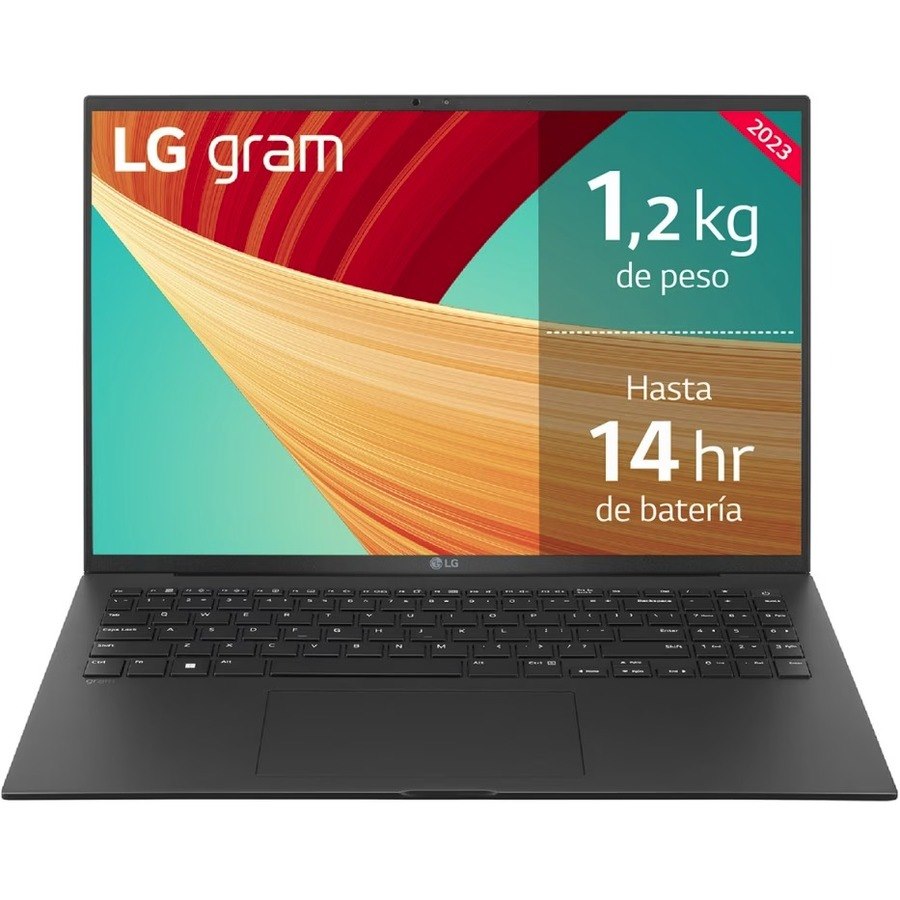 LG gram 16Z90R-K.AD78A1 40.6 cm (16") Notebook - WQXGA - 2560 x 1600 - Intel Core i7 13th Gen i7-1360P - Intel Evo Platform - 32 GB Total RAM - 1 TB SSD - Obsidian Black