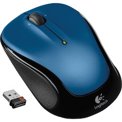 Logitech M325 Wireless Mouse, 2.4 GHz with USB Unifying Receiver, 1000 DPI Optical Tracking, 18-Month Life Battery, PC / Mac / Laptop / Chromebook (NEW BLUE)