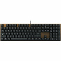 CHERRY KC 200 MX-Wired Keyboard - MX2A BROWN - Black/Bronze Housing
