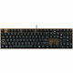 CHERRY KC 200 MX-Wired Keyboard - MX2A SILENT RED - Black/Bronze Housing