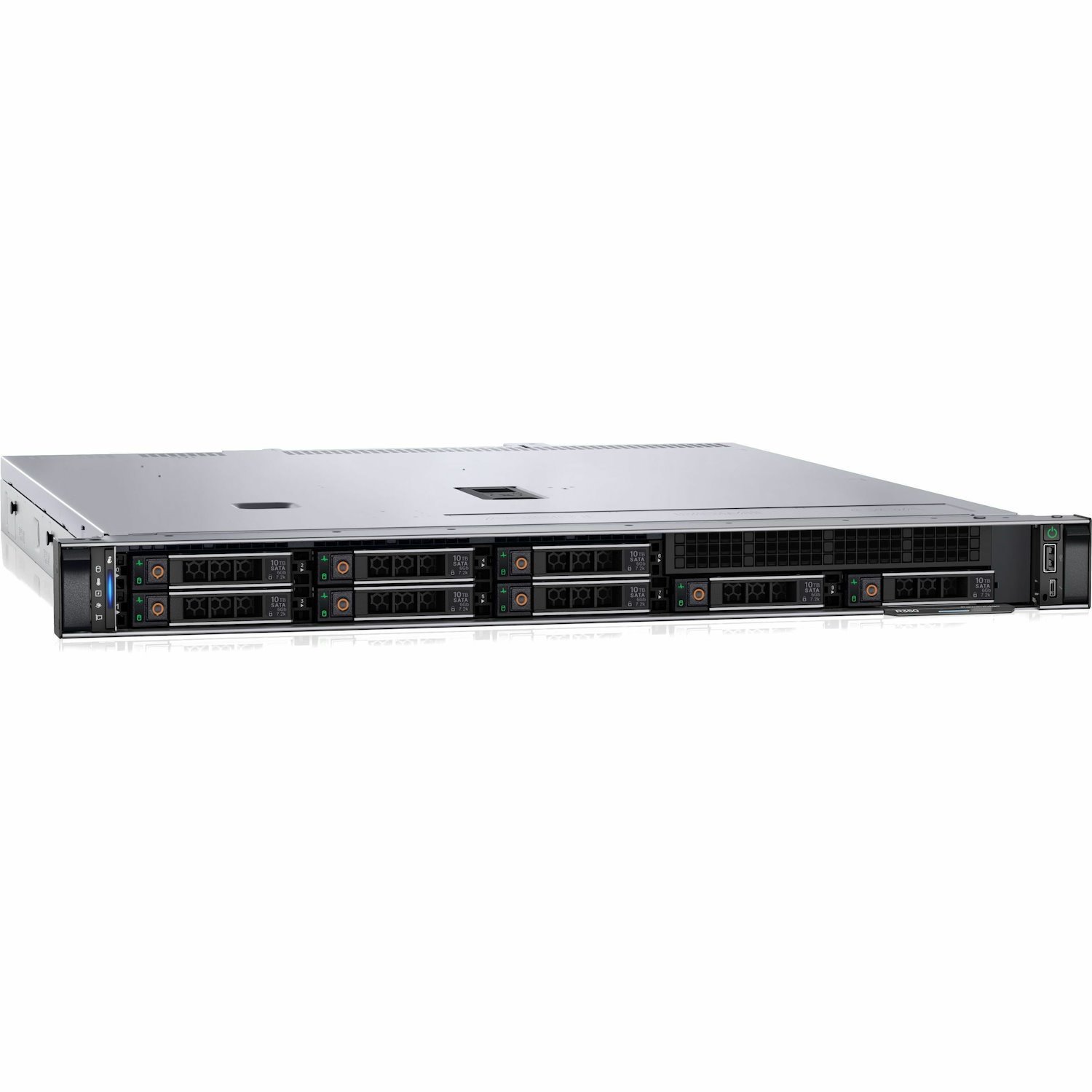 Dell EMC PowerEdge R350 1U Rack-mountable Server - 1 x Intel Xeon E-2334 3.40 GHz - 16 GB RAM - 480 GB SSD - (1 x 480GB) SSD Configuration - Serial Attached SCSI (SAS), Serial ATA Controller