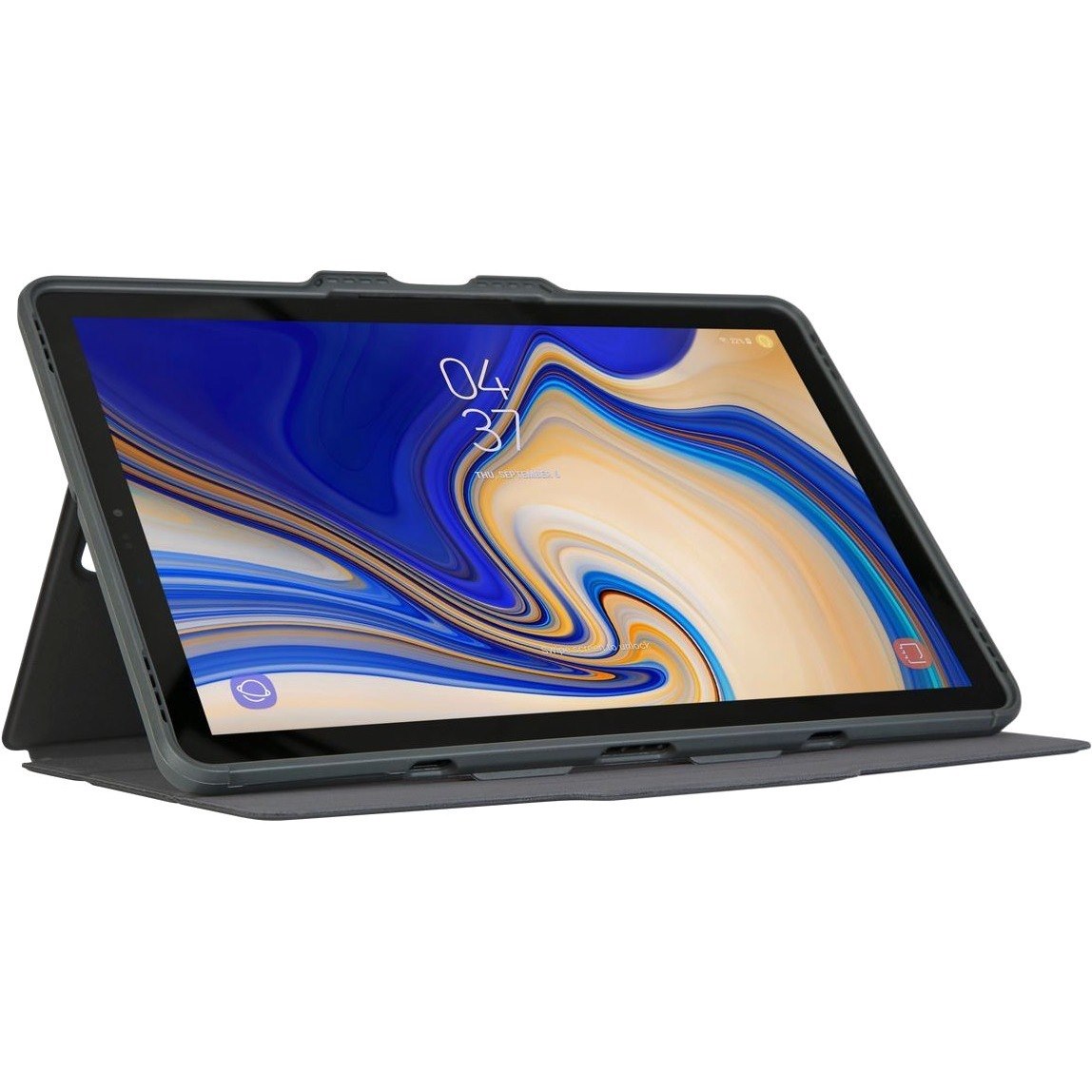 Targus Click-In Carrying Case (Flip) for 10.5" Samsung Galaxy Tab S4 Tablet, Stylus - Black