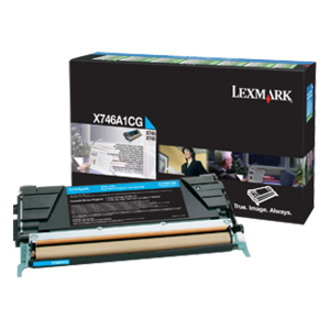 Lexmark Original Standard Yield Laser Toner Cartridge - Cyan - 1 Pack