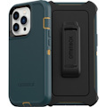 OtterBox Defender Rugged Carrying Case (Holster) Apple iPhone 13 Pro Smartphone - Hunter Green