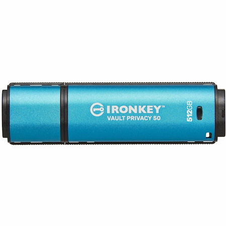 IronKey Vault Privacy 50 Series 512 GB USB 3.2 (Gen 1) Type A Flash Drive - 256-bit AES - TAA Compliant