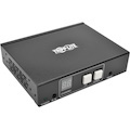 Tripp Lite by Eaton 2-Port HDMI over IP Extender Receiver over Cat5/Cat6, RS-232 Serial and IR Control, 1080p 60 Hz, 328 ft. (100 m), TAA
