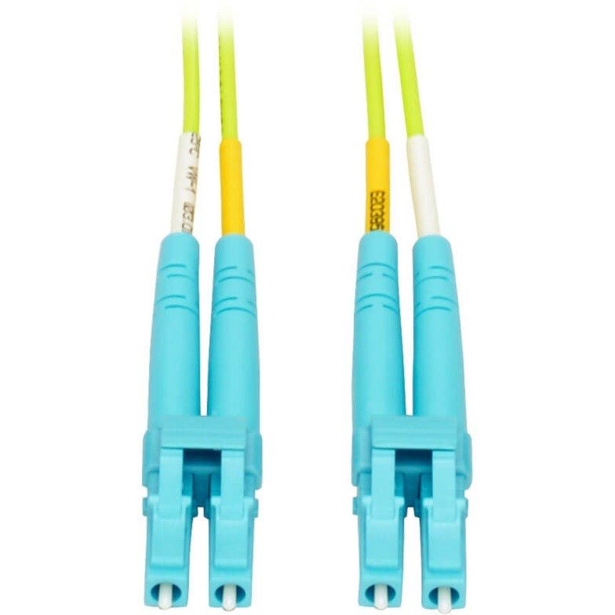 Eaton Tripp Lite Series 100G Duplex Multimode 50/125 OM5 Fiber Optic Cable, Lime Green, LC/LC, 1 m (3.3 ft.)