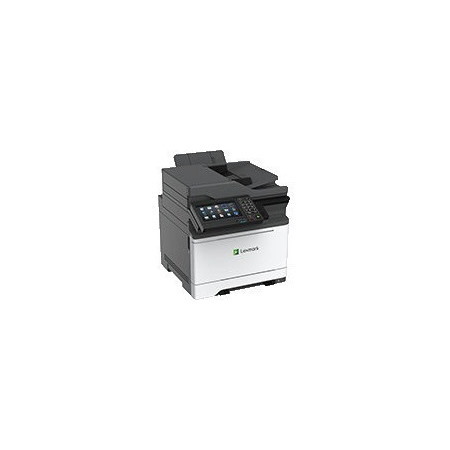 Lexmark CX625ade Laser Multifunction Printer-Color-Copier/Fax/Scanner-40 ppm Mono/Color Print-2400x600 Print-Automatic Duplex Print-100000 Pages Monthly-251 sheets Input-Color Scanner-1200 Optical Scan-Color Fax-Gigabit Ethernet