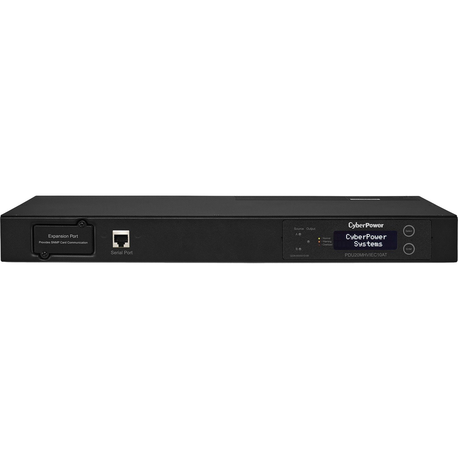 CyberPower PDU20MHVIEC10AT 200 - 240 VAC 20A Metered ATS PDU