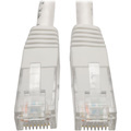Eaton Tripp Lite Series Cat6 Gigabit Molded (UTP) Ethernet Cable (RJ45 M/M), PoE, White, 7 ft. (2.13 m)