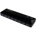 StarTech.com 10 Port USB 3.0 Hub with Charge & Sync Ports &acirc;&euro;" 2 x 1.5A Ports &acirc;&euro;" Multi Port USB Hub and Fast Charging Station (ST103008U2C)