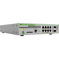Allied Telesis CentreCOM GS970M GS970M/10PS 8 Ports Manageable Layer 3 Switch - Gigabit Ethernet - 10/100/1000Base-T, 100/1000Base-X