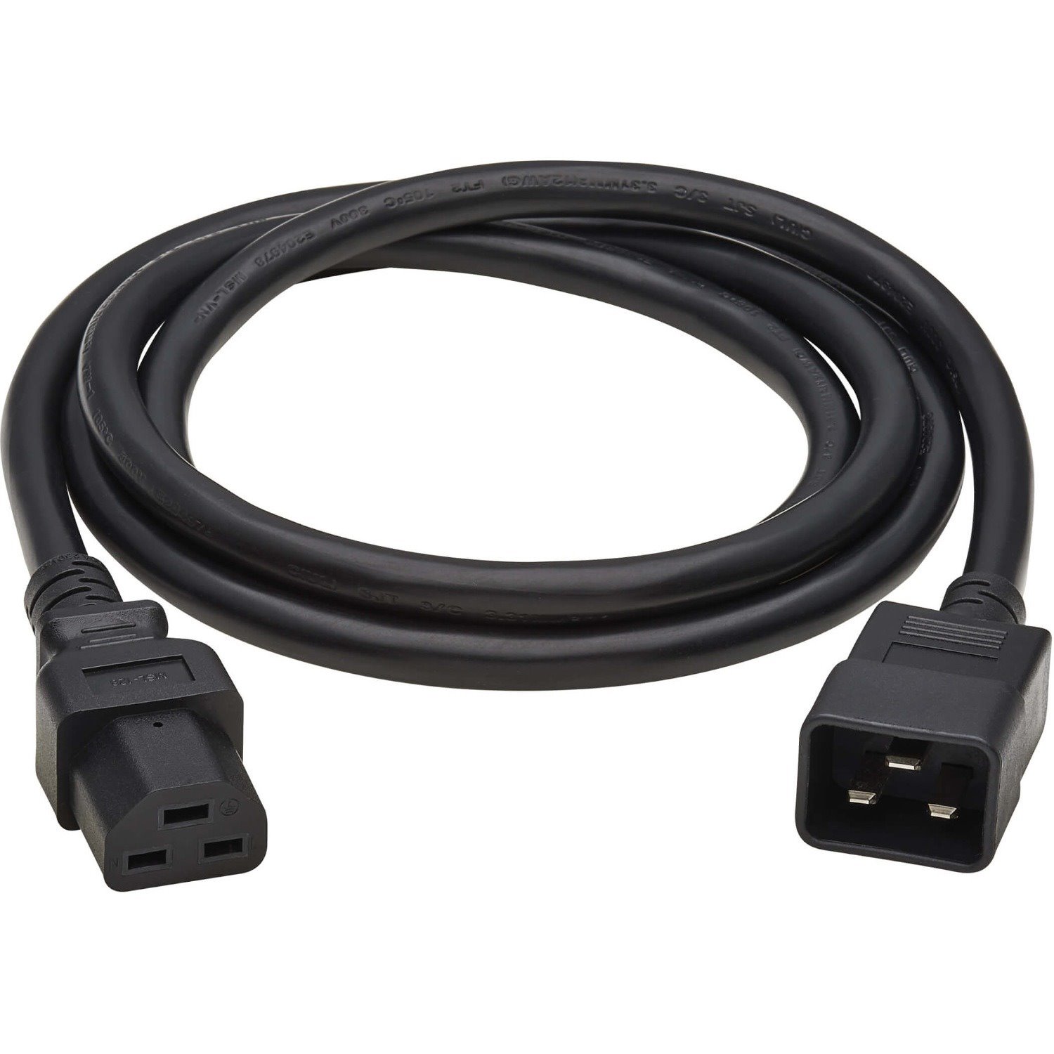 Eaton Tripp Lite Series Power Cord, C20 to C21 - Heavy-Duty, 20A, 250V, 12 AWG, 6 ft. (1.83 m), Black