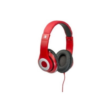 Verbatim Classic Wired Over-the-head Stereo Headset - Red