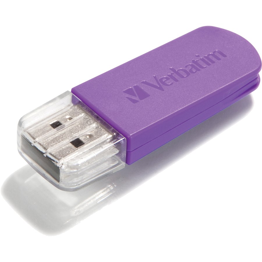 Verbatim Store 'n' Go Mini 32 GB USB 2.0 Flash Drive - Violet