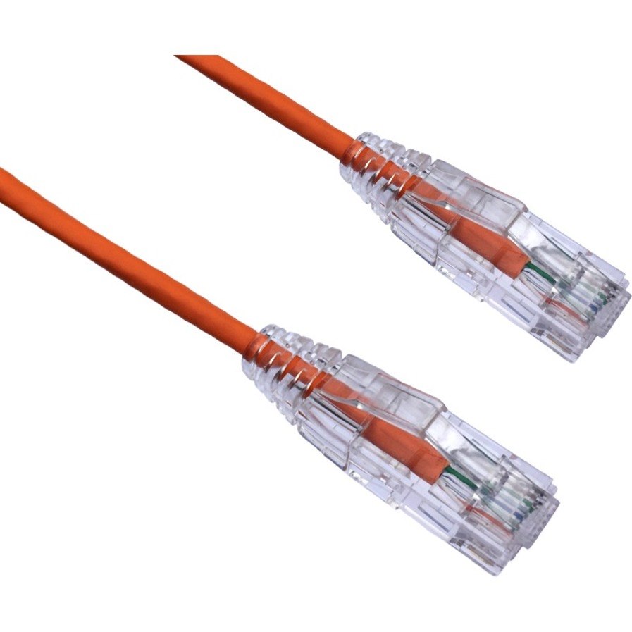 Axiom 25FT CAT6 BENDnFLEX Ultra-Thin Snagless Patch Cable 550mhz (Orange)