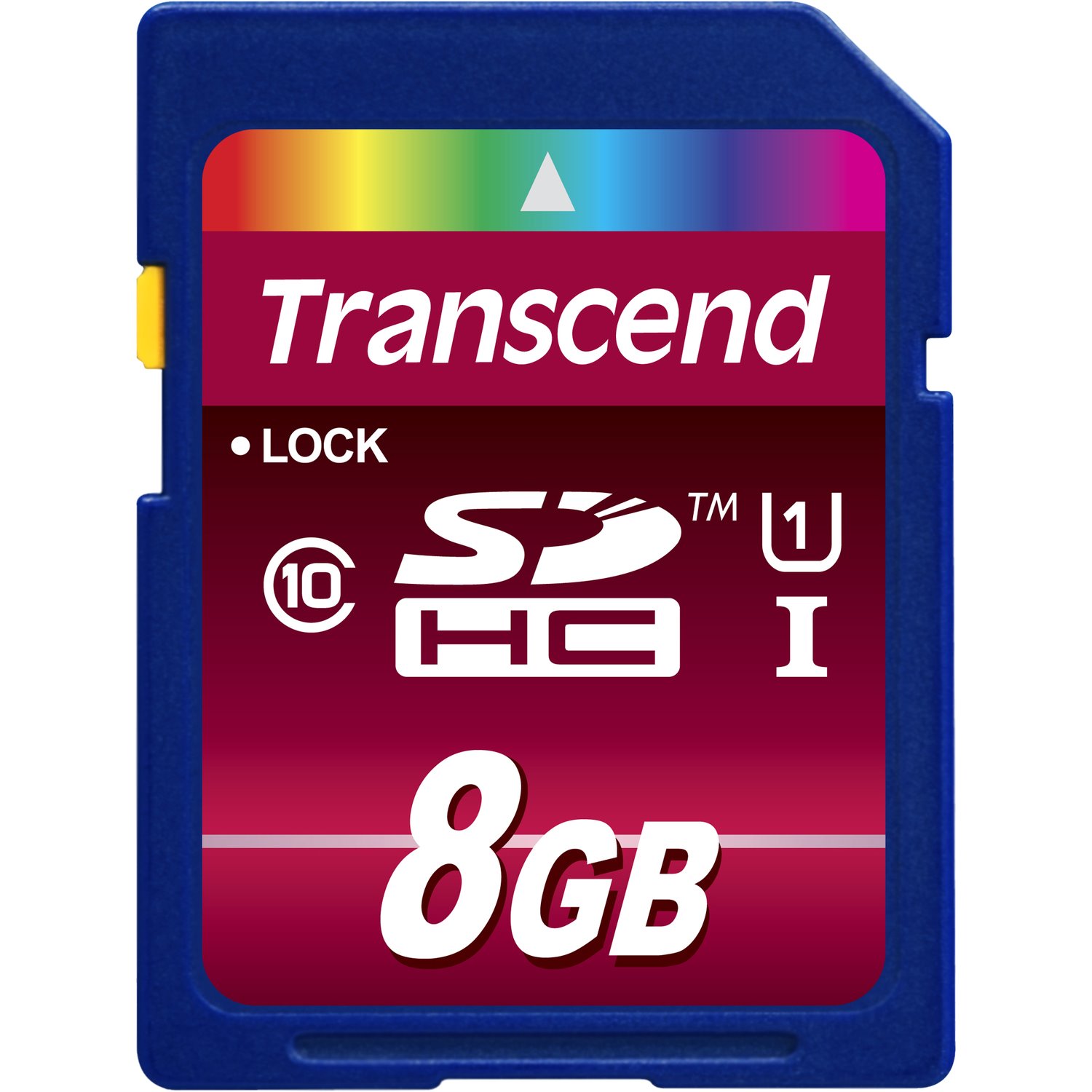 Transcend 8 GB Class 10/UHS-I SDHC - 1 Pack