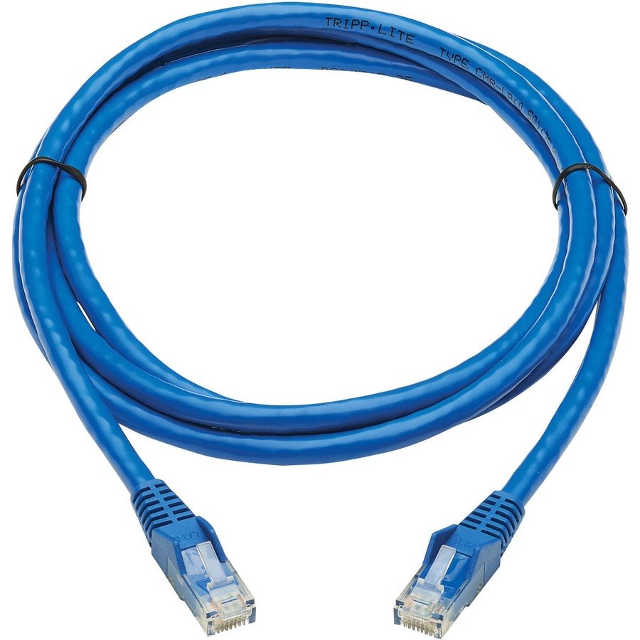 Eaton Tripp Lite Series Cat6 Gigabit Snagless Molded UTP Ethernet Cable (RJ45 M/M), PoE, CMR-LP, Blue, 6 ft. (1.83 m), TAA