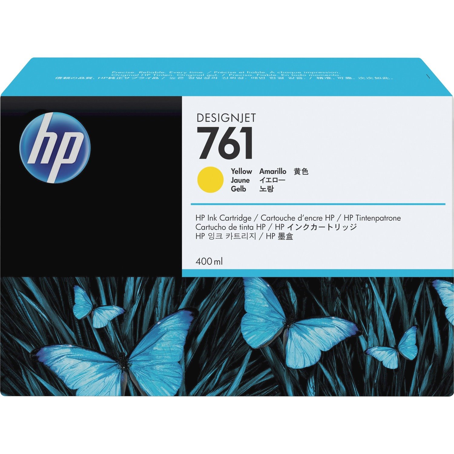 HP 761 Original Inkjet Ink Cartridge - Yellow - 1 / Each