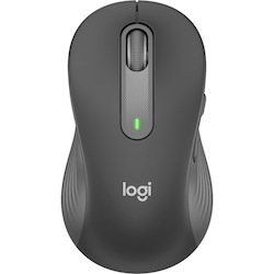Logitech Signature M650 L LEFT Mouse - Bluetooth/Radio Frequency - USB - Optical - 5 Button(s) - 5 Programmable Button(s) - Graphite