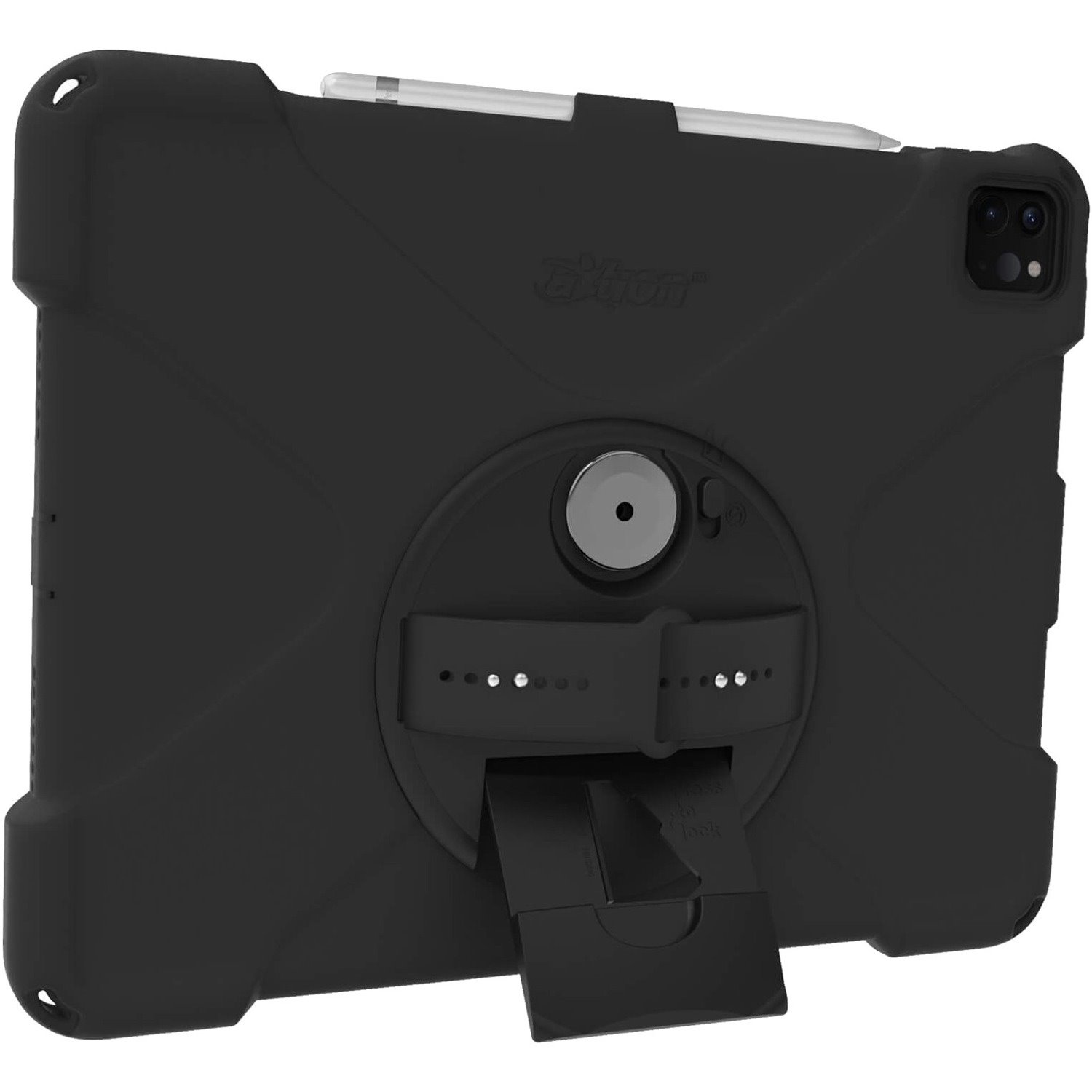 The Joy Factory aXtion Bold MP Rugged Carrying Case for 12.9" Apple iPad Pro (4th Generation), iPad Pro (5th Generation), iPad Pro (6th Generation) Tablet - Black