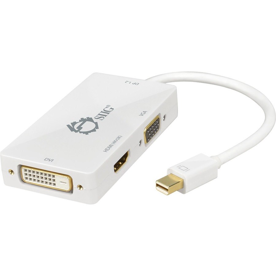 SIIG Mini DisplayPort 1.2 to 4K HDMI/DVI/VGA Conversion Adapter