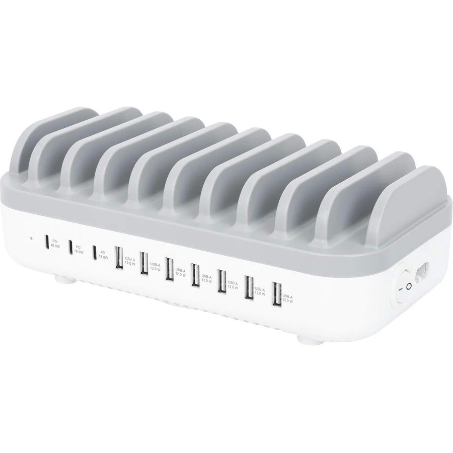 Manhattan 10-Port USB Charging Station - 120 W