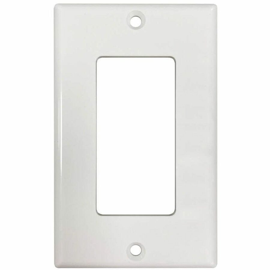 Eaton Tripp Lite Series Safe-IT Single-Gang Antibacterial Wall Plate, Decora Style, Ivory, TAA