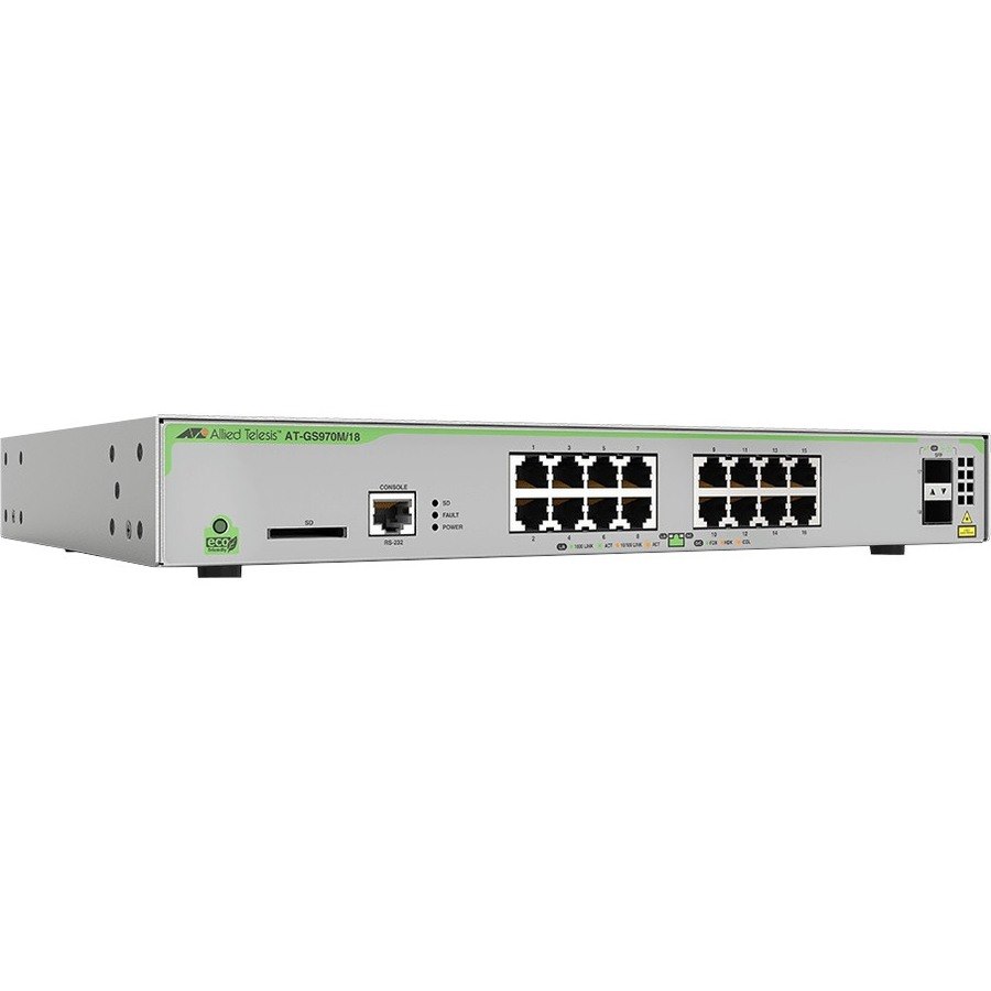 Allied Telesis CentreCOM GS970M GS970M/18PS 16 Ports Manageable Layer 3 Switch