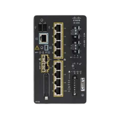 Cisco Catalyst IE3200 IE-3200-8T2S 8 Ports Manageable Ethernet Switch - Gigabit Ethernet - 10/100/1000Base-T, 1000Base-X - Refurbished