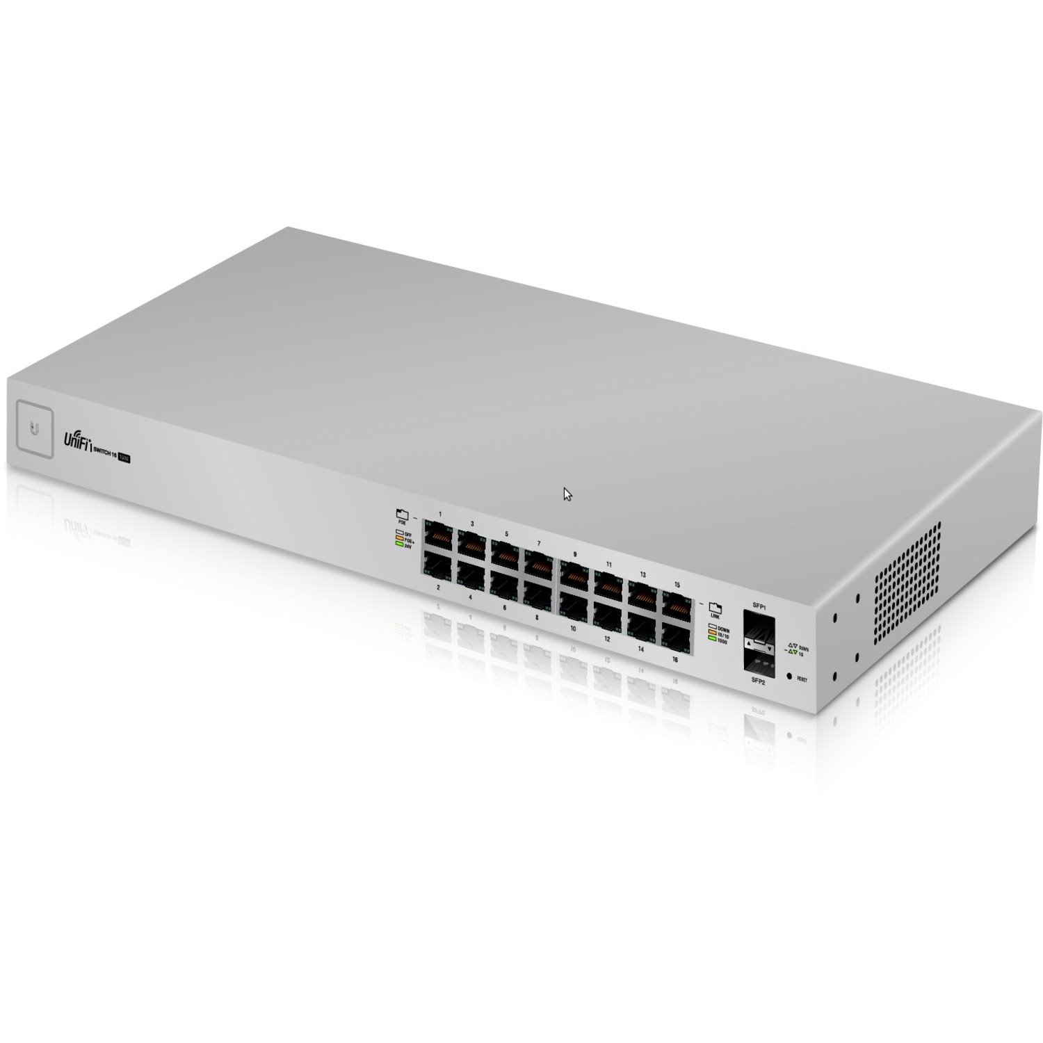 Ubiquiti UniFi US-16-150W 16 Ports Manageable Ethernet Switch - Gigabit Ethernet - 1000Base-X, 1000Base-T