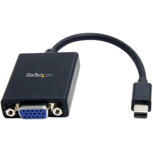 Connect a VGA display to a Mini DisplayPort-equipped Mac or PC computer - Works with Mini DisplayPort devices like the Microsoft Surface & Surface docking stations - Works with VGA monitors projectors and TVs - Resolutions up to 1920x1200 - Mini DisplayPort to VGA converter / Mini DisplayPort to VGA adapter / mDP to VGA / Mini Display Port to VGA / Mini DP to VGA - Thunderbolt 1 & 2 compatible - No software or drivers required - Lightweight design