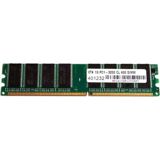 VisionTek 1 x 1GB PC3200 DDR 400MHz 184-pin DIMM Memory Module