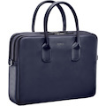 MOBILIS Origine Twice Carrying Case (Briefcase) for 27.9 cm (11") to 35.6 cm (14") Notebook - Navy Blue