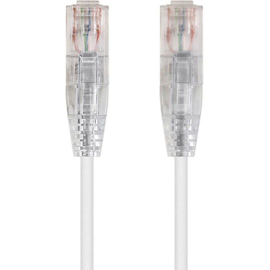Monoprice SlimRun Cat6 28AWG UTP Ethernet Network Cable, 5ft White
