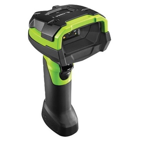Zebra DS3608-HD Handheld Barcode Scanner - Cable Connectivity - Industrial Green