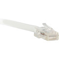 ENET Cat5e White 35 Foot Non-Booted (No Boot) (UTP) High-Quality Network Patch Cable RJ45 to RJ45 - 35Ft
