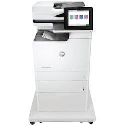 HP LaserJet M681 M681z Laser Multifunction Printer-Color-Copier/Fax/Scanner-50 ppm Mono/50 ppm Color Print-1200x1200 Print-Automatic Duplex Print-100000 Pages Monthly-2300 sheets Input-Color Scanner-600 Optical Scan-Color Fax-Gigabit Ethernet
