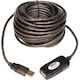 Tripp Lite by Eaton USB 2.0 Active Extension Repeater Cable (A M/F), 16 ft. (4.88 m)